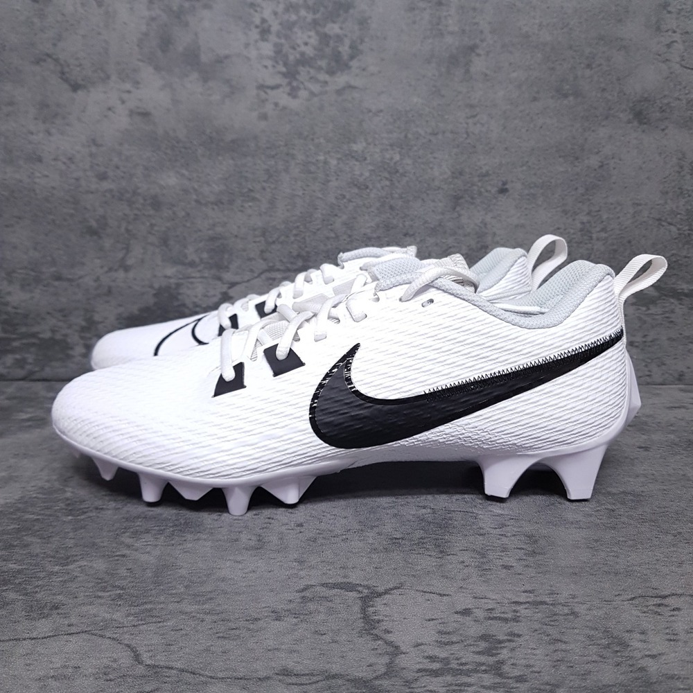 NIKE Vapor Edge Speed 360 2 PE‎ Football Cleats Mens 10.5 Carbon FF White Nby
